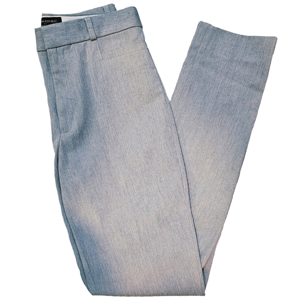 banana republic SLOAN pants size 4 TALL gray high-rise